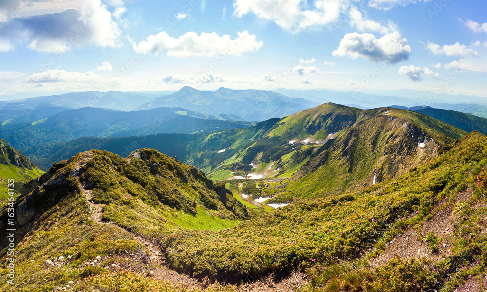 Naklejka premium Carpathian mountains