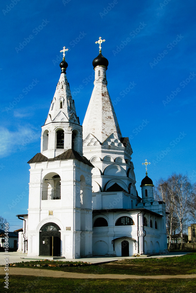 Exterior view to Church of the Epiphany at Krasnoe na Volga,Kostromskaya area, Russia, ,