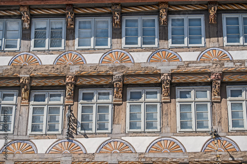 Stadt  Hameln - Historische Gebäude in der Osterstraße photo