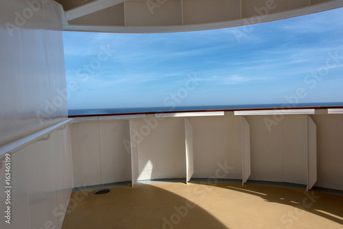 vista sul ponte della nave