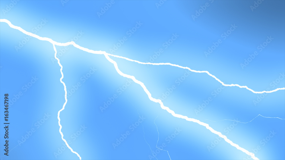 Several lightning strikes over black background. Blue. Electrical Storm. 3d illustration Several lightning strikes over black background. Blue. Electrical Storm. 3d illustration