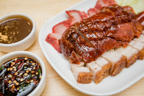 Roast duck and roast pork, Thai food, Chinese food