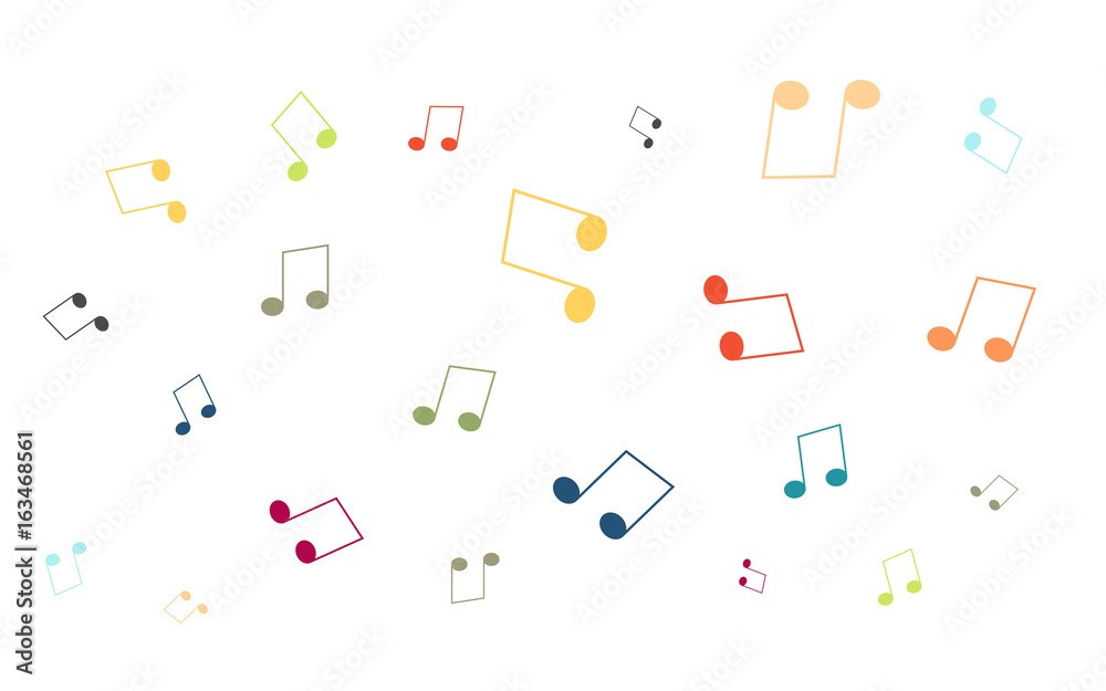 Viele bunte Achtelnoten - Musik Viele bunte Achtelnoten - Musik