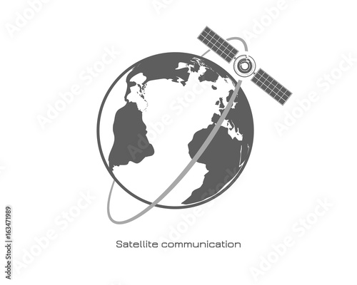 Satellite communication icon