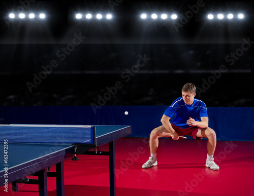 Young table tennis player © Boris Riaposov