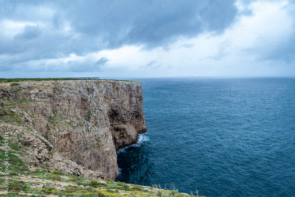Cliffs by Saint Vincent Cape (Portugal)