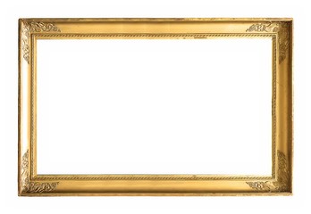 Gold frame for paintings, mirrors or photos