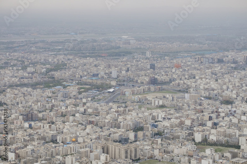 air polution over Tehran, Iran, 2017