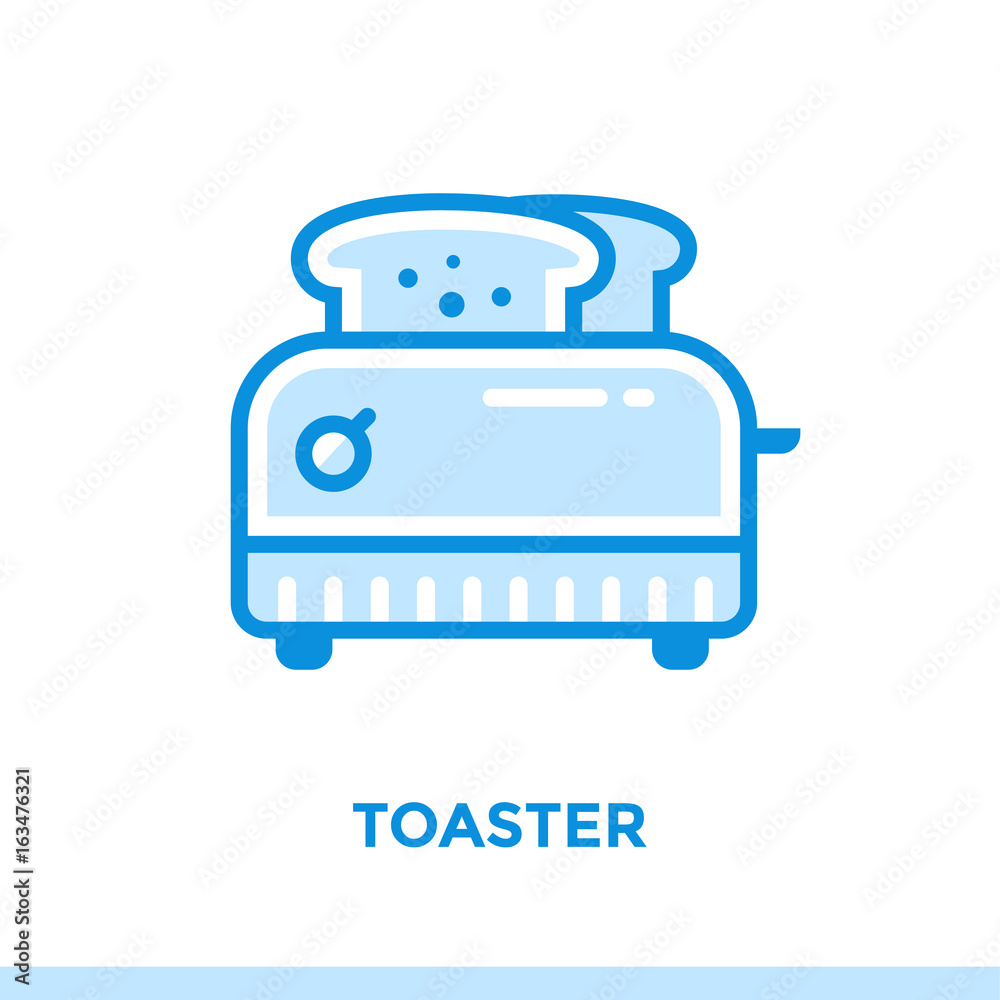 Unique linear icon of bakery, cooking. Suitable for print media, info graphics and web design Unique linear icon of bakery, cooking. Suitable for print media, info graphics and web design