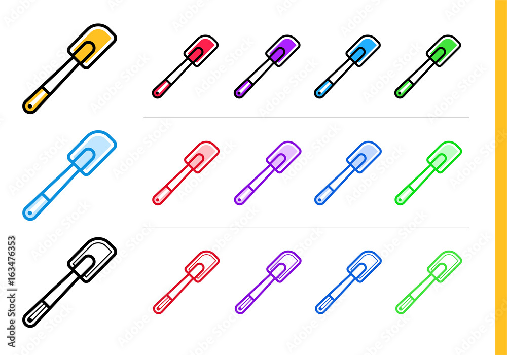 Unique linear icon of bakery, cooking. Suitable for print media, info graphics and interfaces Unique linear icon of bakery, cooking. Suitable for print media, info graphics and interfaces