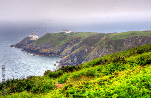 Obraz na płótnie The Howth Cliff Walk outside of Dublin, Ireland. w salonie