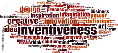 Inventiveness word cloud