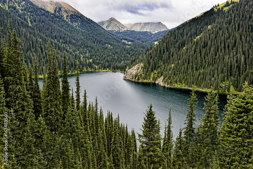 Mountain lake in Kazakhstan