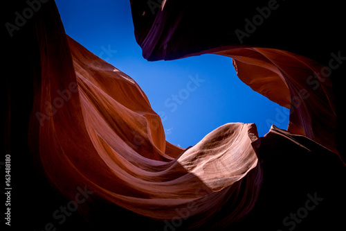 Picturesque surroundings of Page, Arizona. Antelope Canyon