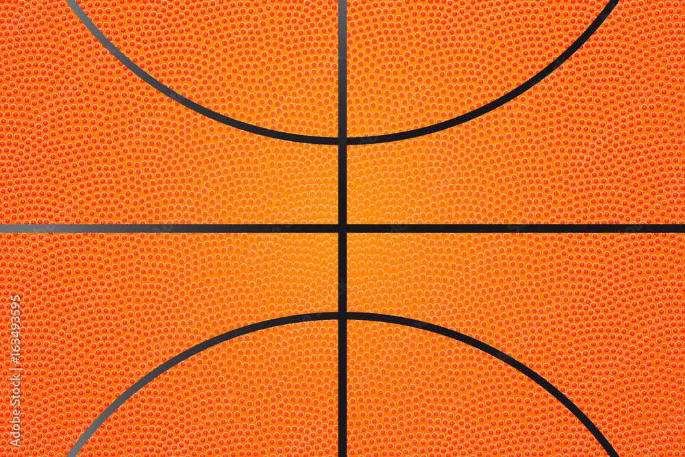 Naklejka premium Basketball ball vector background.