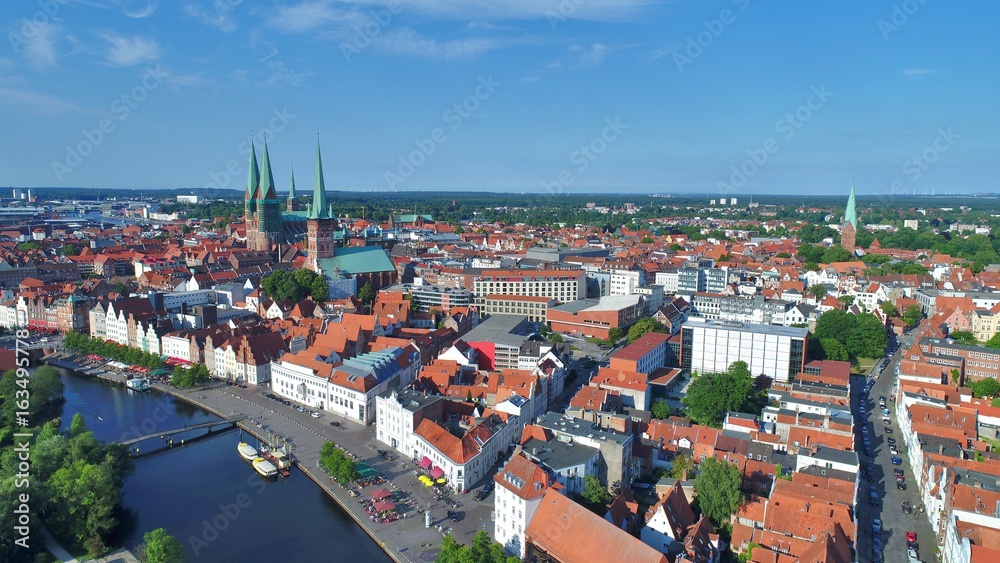 Luftaufnahme Hansestadt Lübeck
