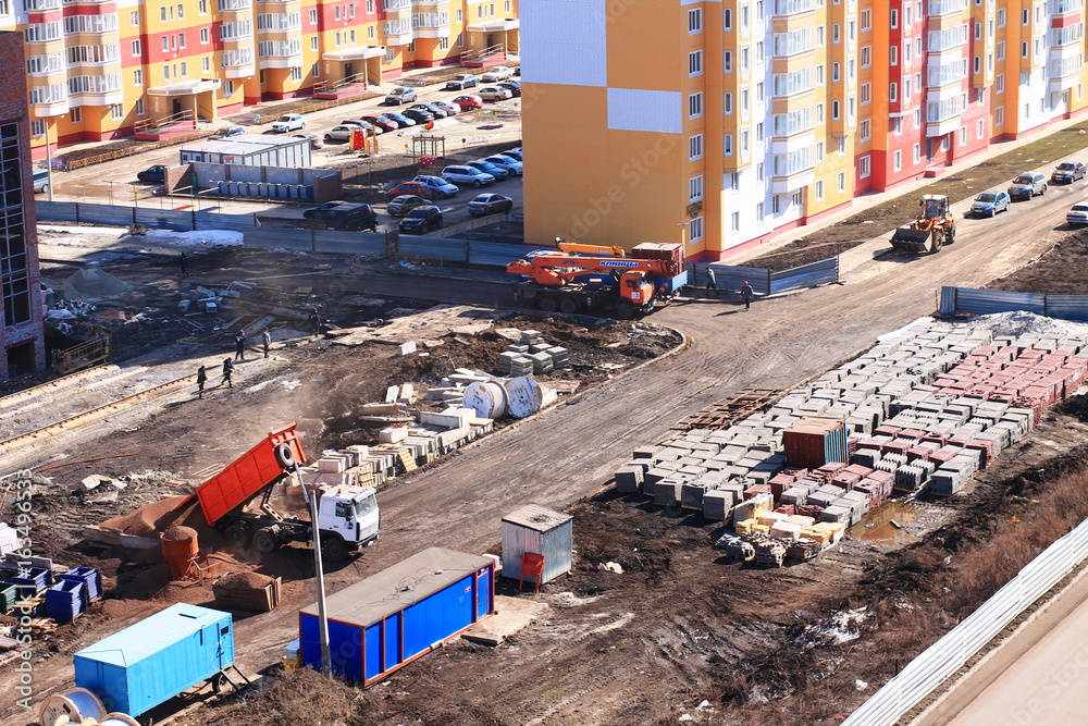 Fototapeta premium building area