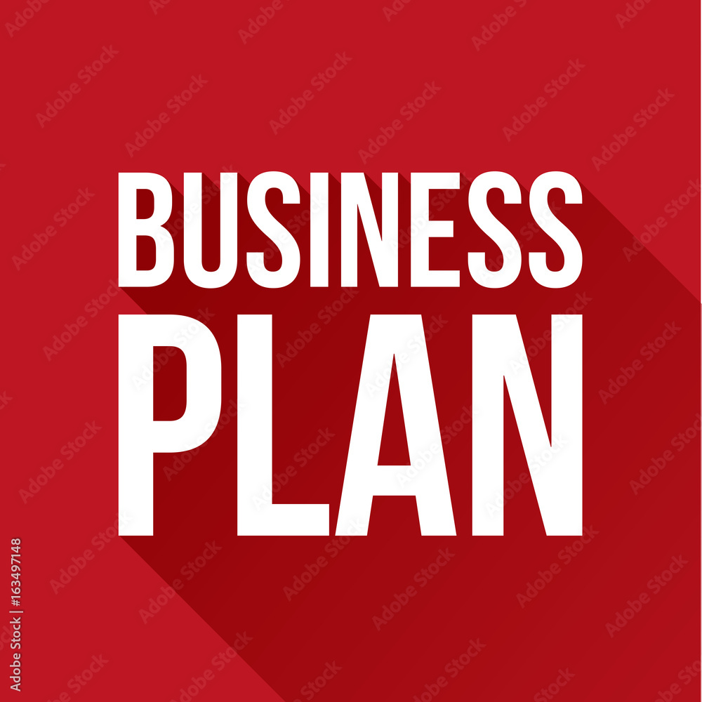 Business plan sign vector Business plan sign vector