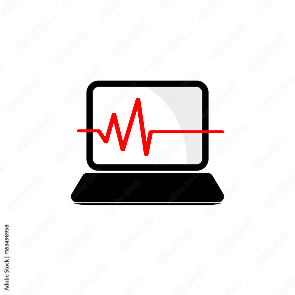 computer diagnostics icon computer diagnostics icon