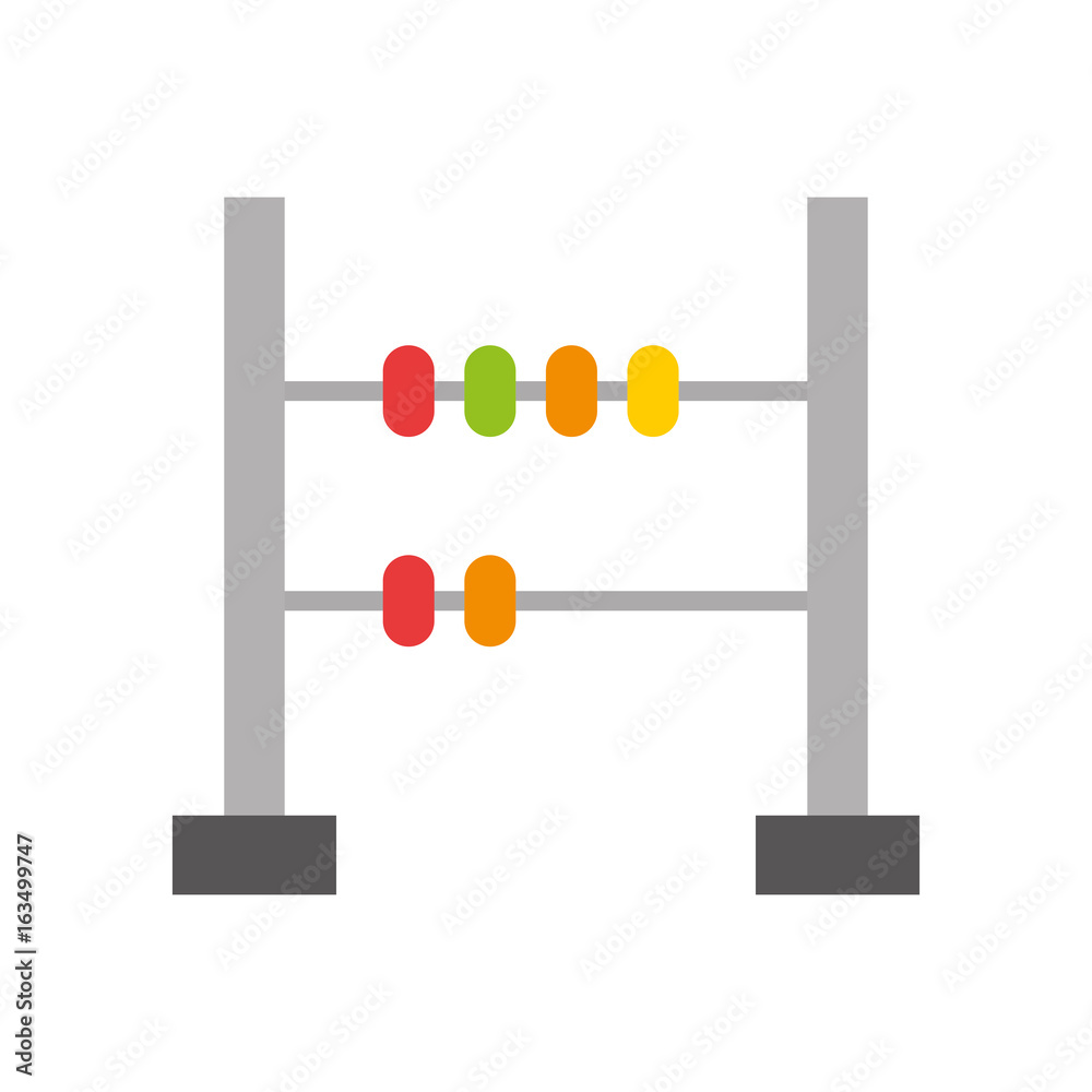 math abacus isolated icon vector illustration design math abacus isolated icon vector illustration design