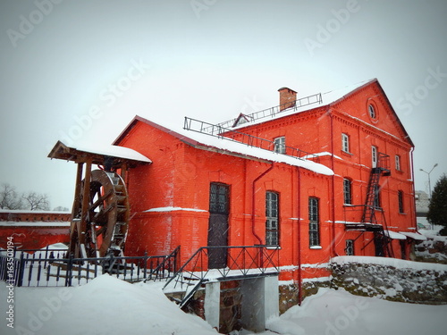 Red building built in the XVIII century photo