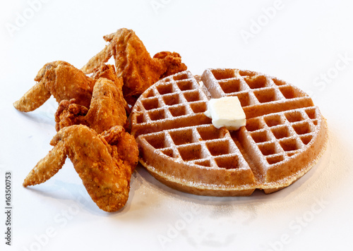 Photography chicken and waffles