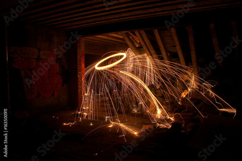 Steel Wool Spinning