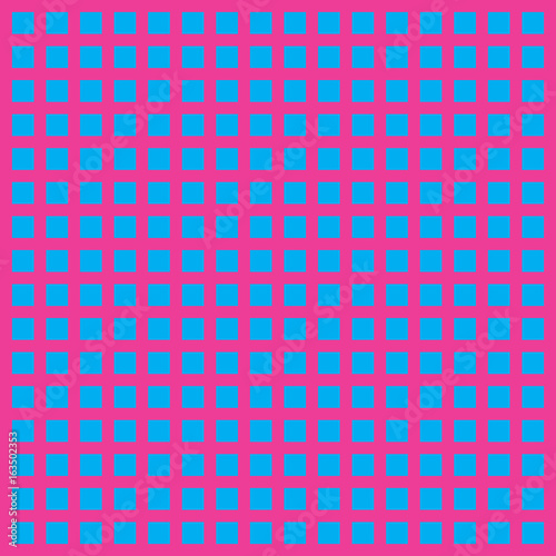 geometrical abstraction modern pattern squares. blue, pink, vinous.