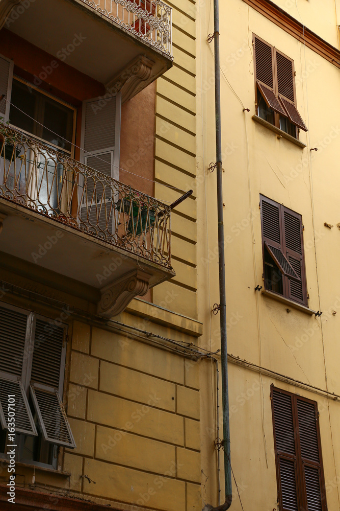 Typical mediterranean facade in Italy