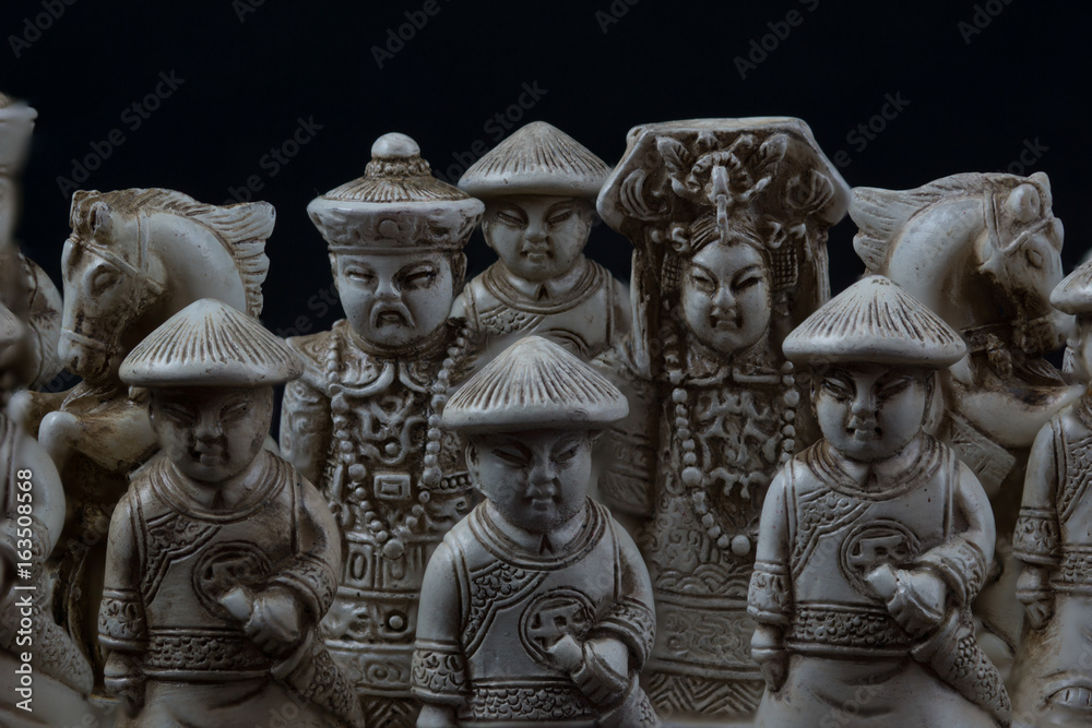Asian chess pieces