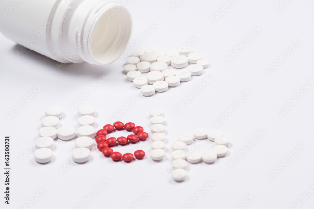 Pills and medication. Pills and medication.