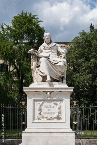 Wilhelm von Humboldt statue at Humboldt University in Berlin