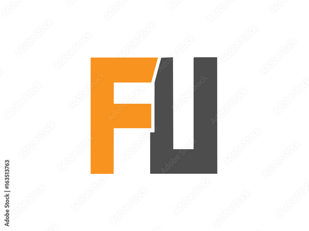 FU Initial Logo for your startup venture FU Initial Logo for your startup venture