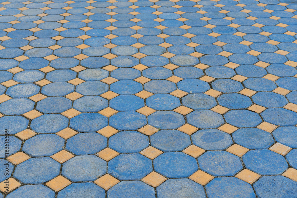 Fototapeta premium hexagonal walkway
