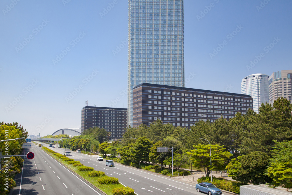 Fototapeta premium 幕張の町並み