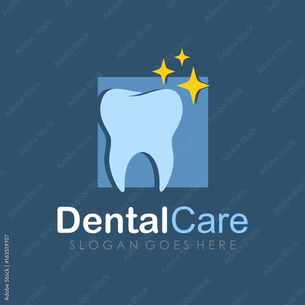 Dental logo design template