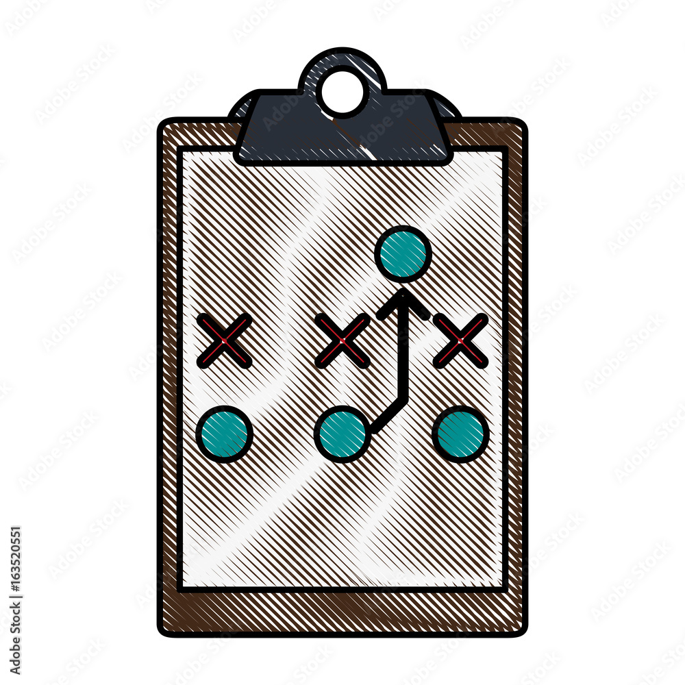 Game strategy clipboard design Game strategy clipboard design