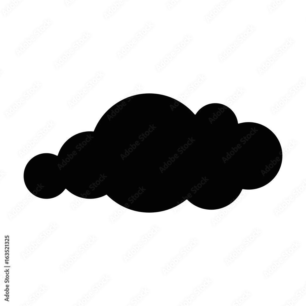 cloud weather draw vector icon vector illustration graphic design cloud weather draw vector icon vector illustration graphic design