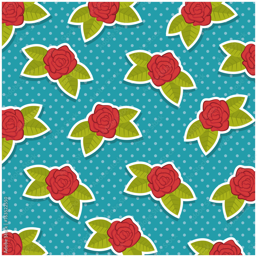 Naklejka premium beautiful flowers background colorful design vector illustration