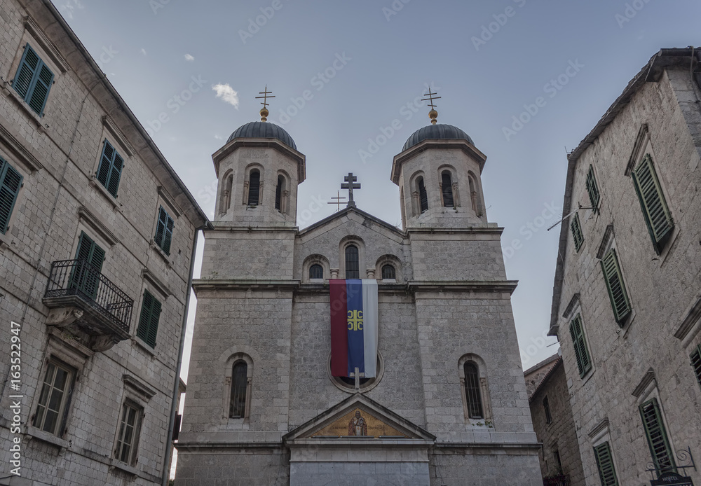 Church of St. Nicholas in the town of Kotor