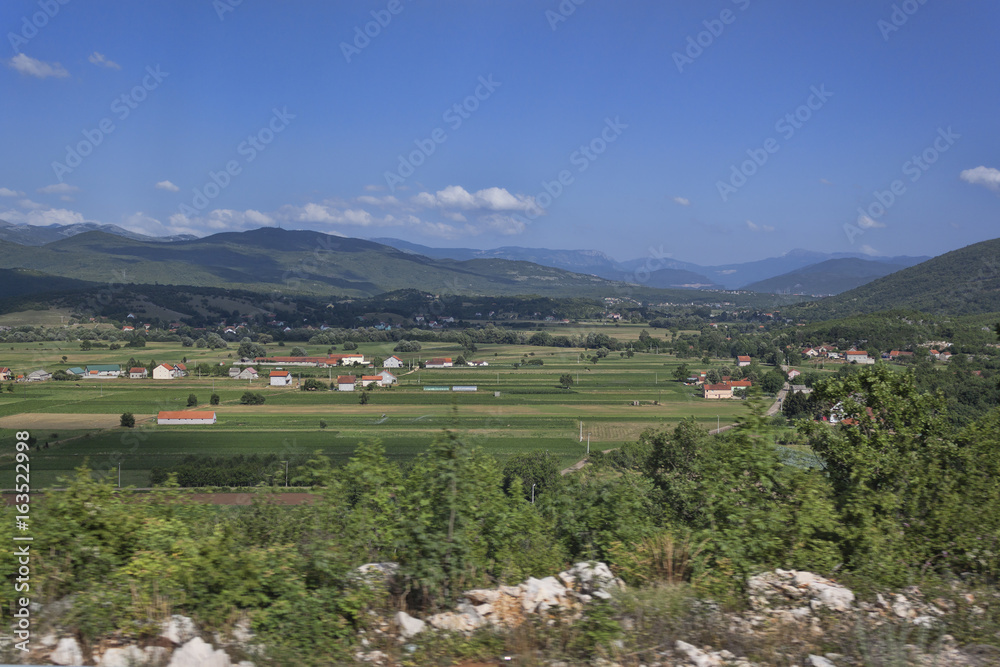 Plain area near Ostrog monastery, Montenegro