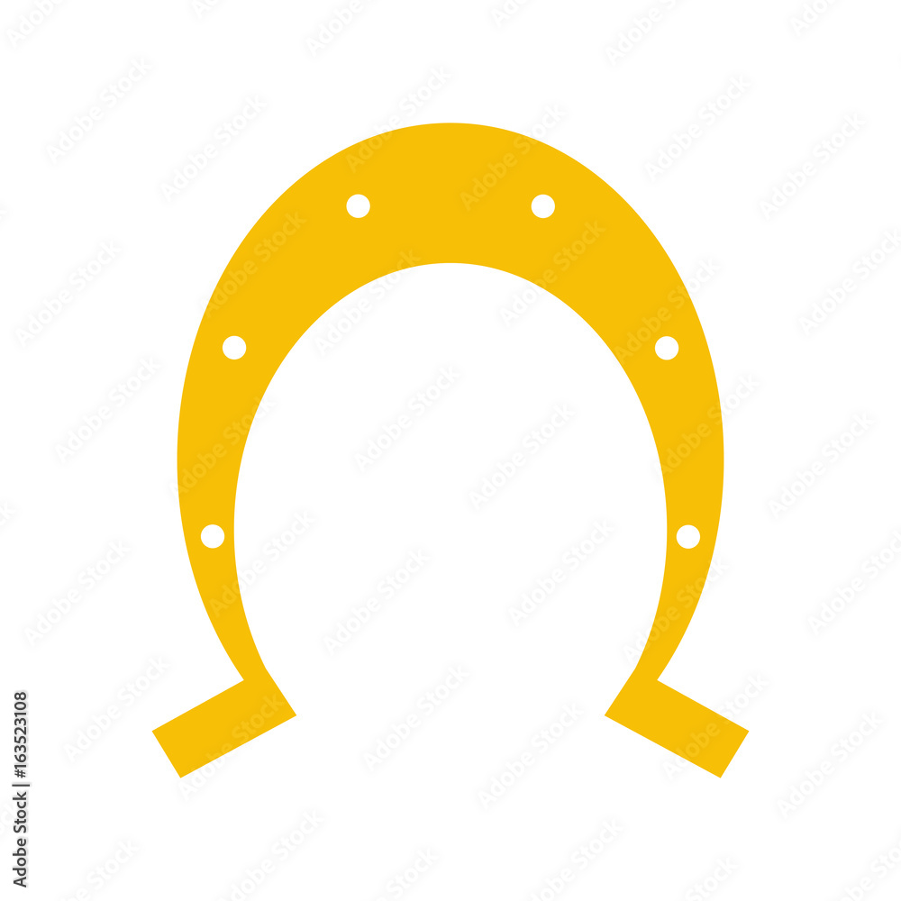 isolated horseshoe icon image isolated horseshoe icon image