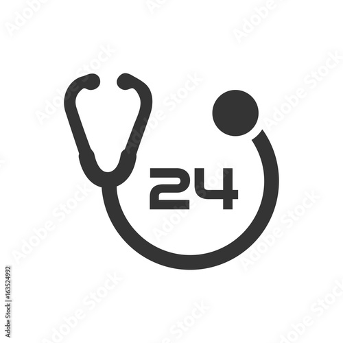 24 Hour Health Service Icon