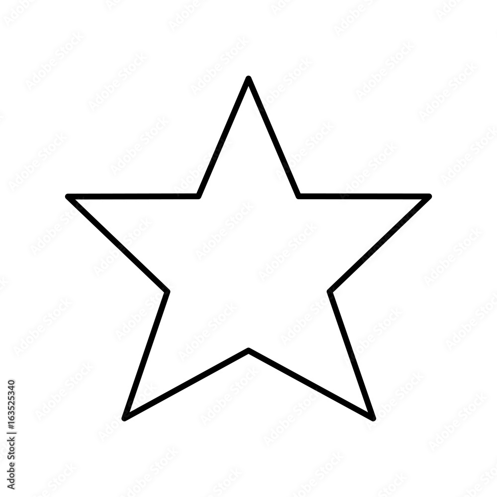 star icon over white background vector illustration star icon over white background vector illustration