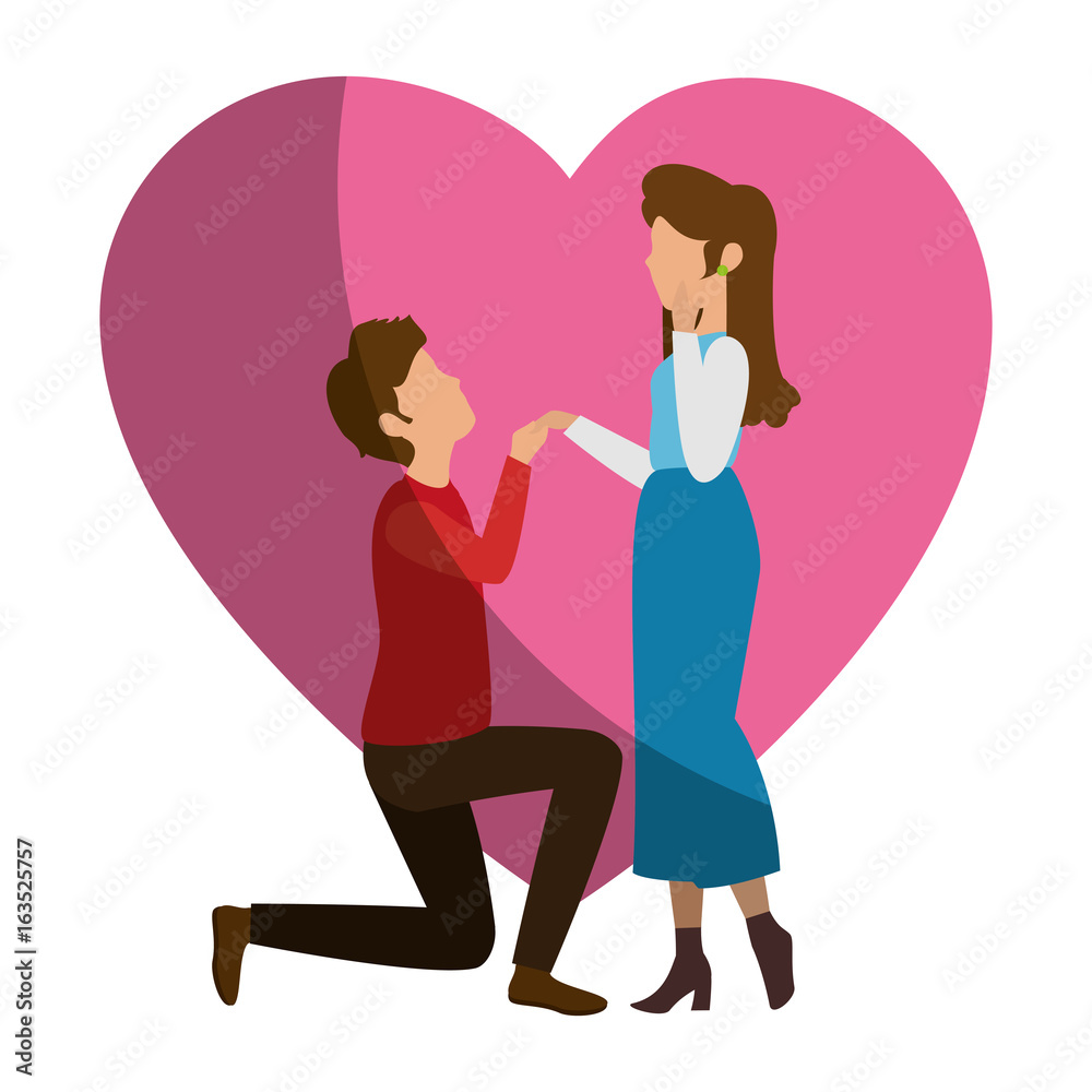 Beautiful and romantic couple icon vector illustration graphic design Beautiful and romantic couple icon vector illustration graphic design