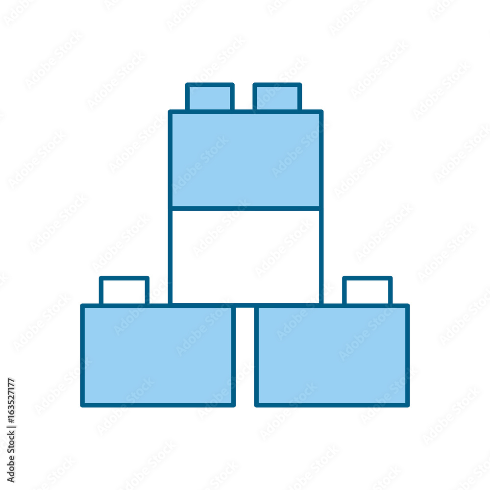 toy blocks structure icon vector illustration design toy blocks structure icon vector illustration design