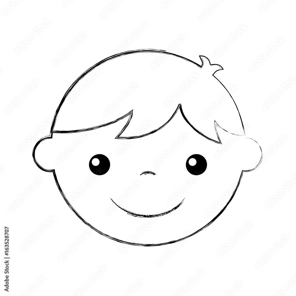 cute boy character icon vector illustration design cute boy character icon vector illustration design