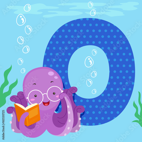 Alphabet Tile Octopus Read