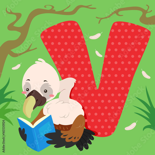 Alphabet Tile Vulture Read