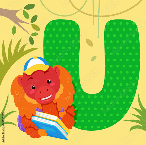 Alphabet Tile Uakari Read